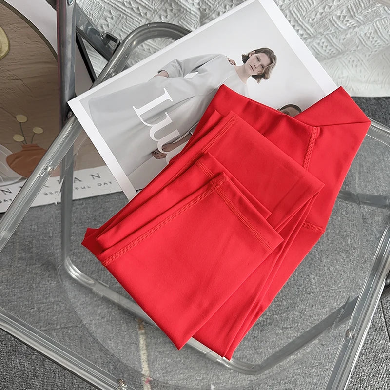 US AUS 7.5 Summer Hot Sale Yoga Leggings High Waist Breathable Quick Drying Yoga Pants Fitness Running Cycling Workout Gym Clothing