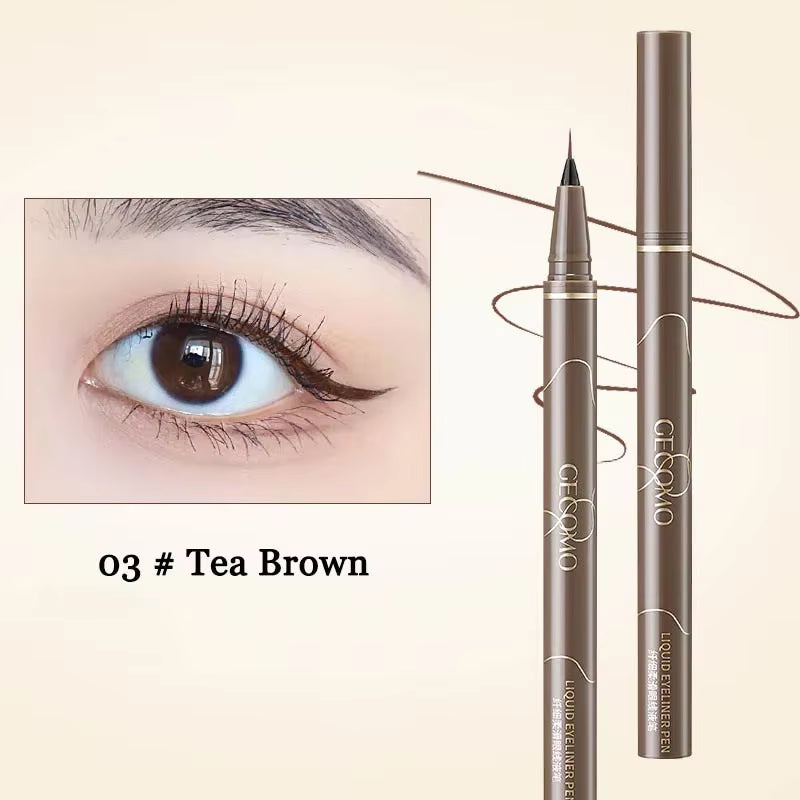 US UK CAN Ultra Thin Black Brown Lower Eyelash  Pen Waterproof Lasting Smooth Lying Silkworm Eyes Liner Pencils Eye Makeup Tools