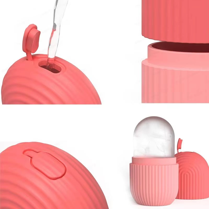 US Silicone Ice Cube Trays Beauty Lifting Ice Ball Face Massager Contouring Eye Roller Facial Treatment Reduce Acne Skin Care Tool