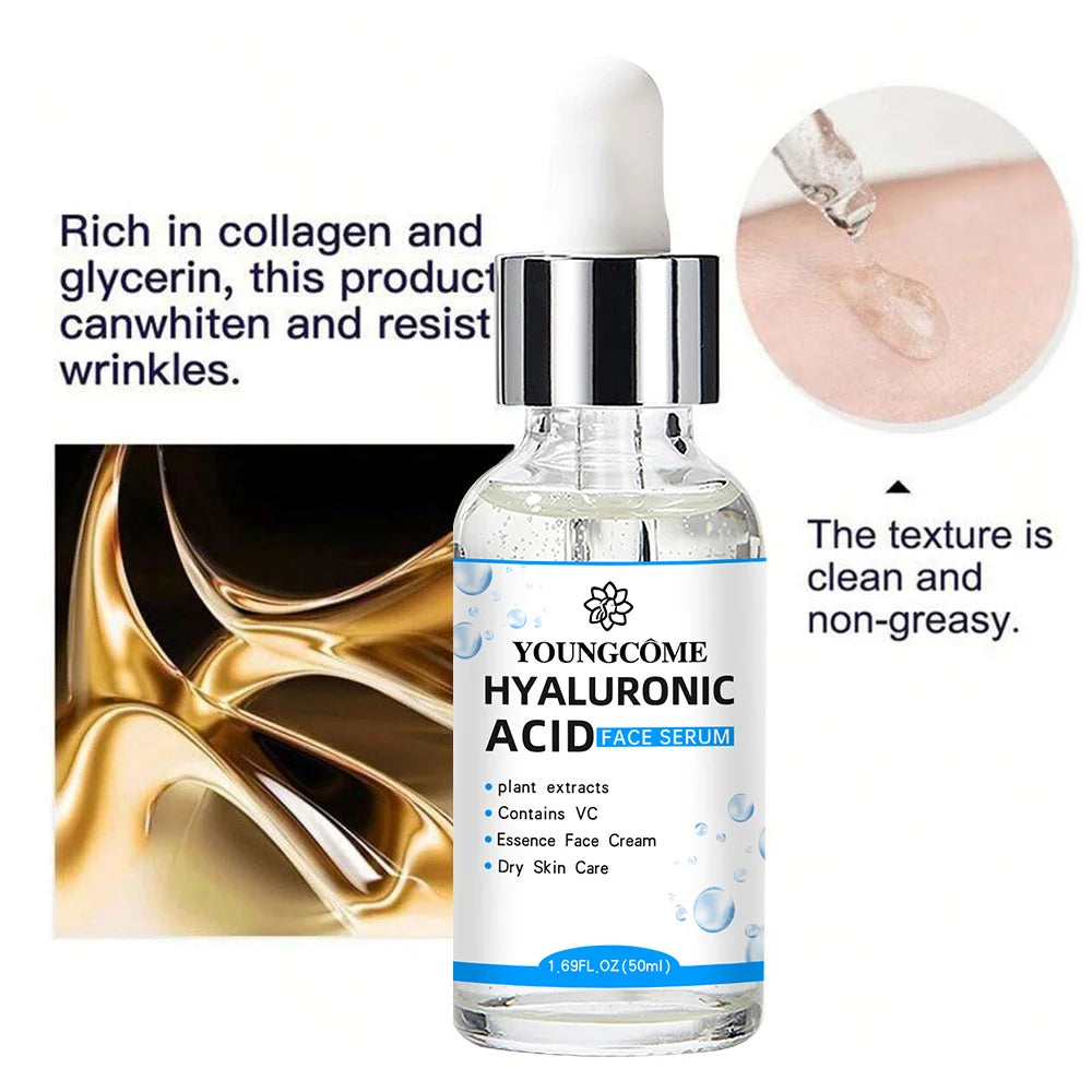 US CAN Hyaluronic Acid Facial Essence Deep Moisturizing Facial Skin Essence Korean Skin Care Products