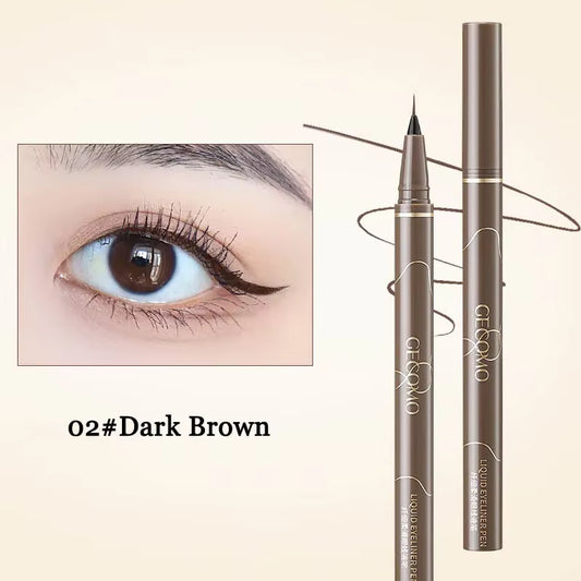 US UK CAN Ultra Thin Black Brown Lower Eyelash  Pen Waterproof Lasting Smooth Lying Silkworm Eyes Liner Pencils Eye Makeup Tools