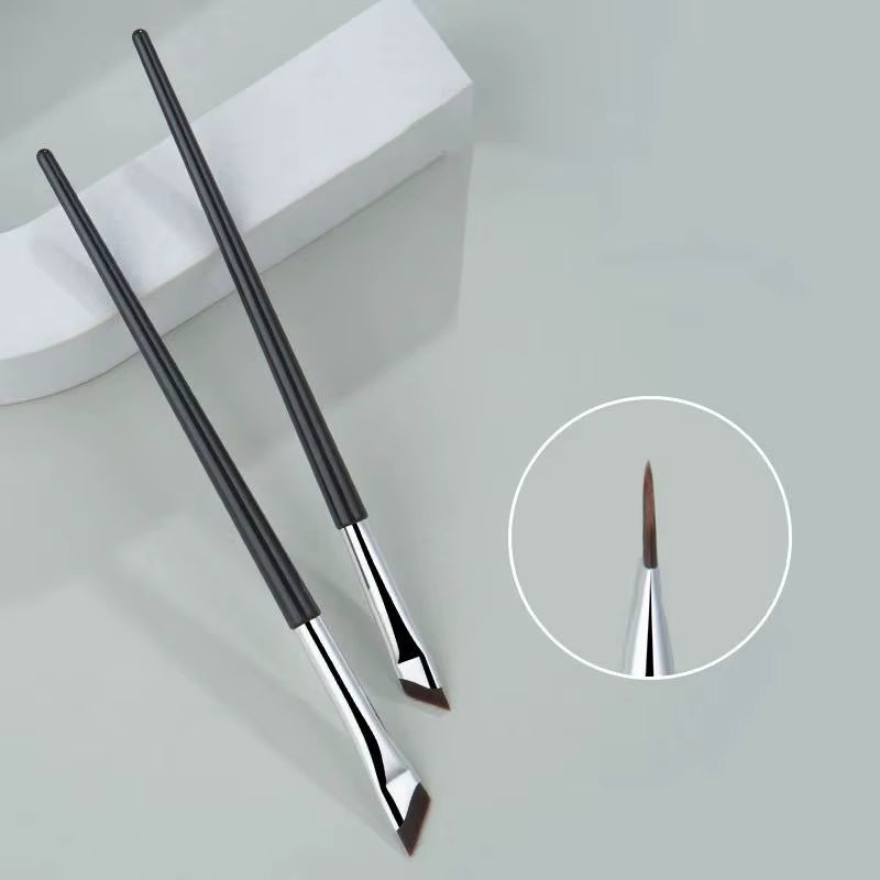 US UK AUS CAN Upgrade Blade Eyeliner Brush Ultra Thin Fine Angle Flat Eyebrow Brush Liner Brow Place Makeup Brush Precise Detail Brush