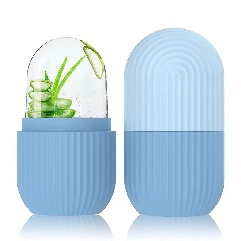 US Silicone Ice Cube Trays Beauty Lifting Ice Ball Face Massager Contouring Eye Roller Facial Treatment Reduce Acne Skin Care Tool