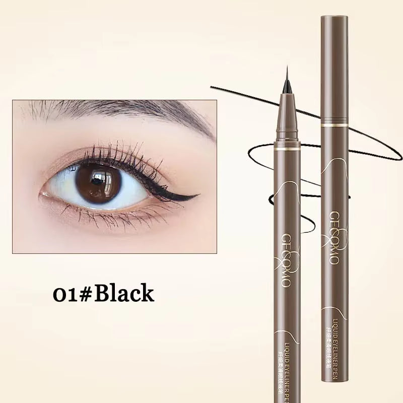 US UK CAN Ultra Thin Black Brown Lower Eyelash  Pen Waterproof Lasting Smooth Lying Silkworm Eyes Liner Pencils Eye Makeup Tools