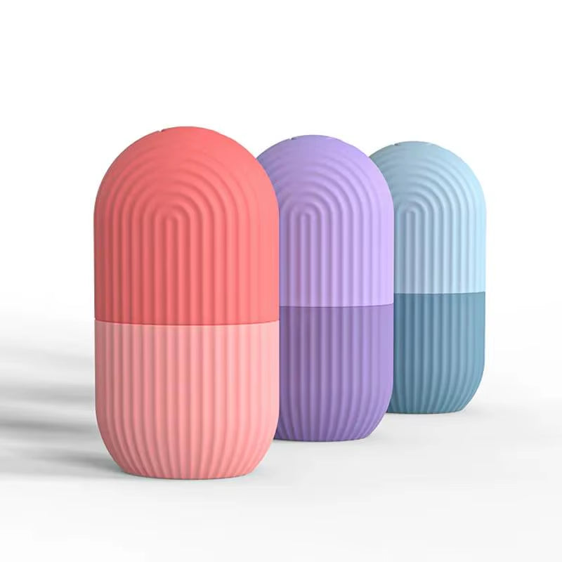 US Silicone Ice Cube Trays Beauty Lifting Ice Ball Face Massager Contouring Eye Roller Facial Treatment Reduce Acne Skin Care Tool