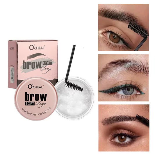 US UK AUS CAN 1Pcs Waterproof 3D Eyebrow Styling Cream Quick-Drying Makeup Eyebrow Sculpt Soap Natural Wild Brow Pomade Setting Gel Wax
